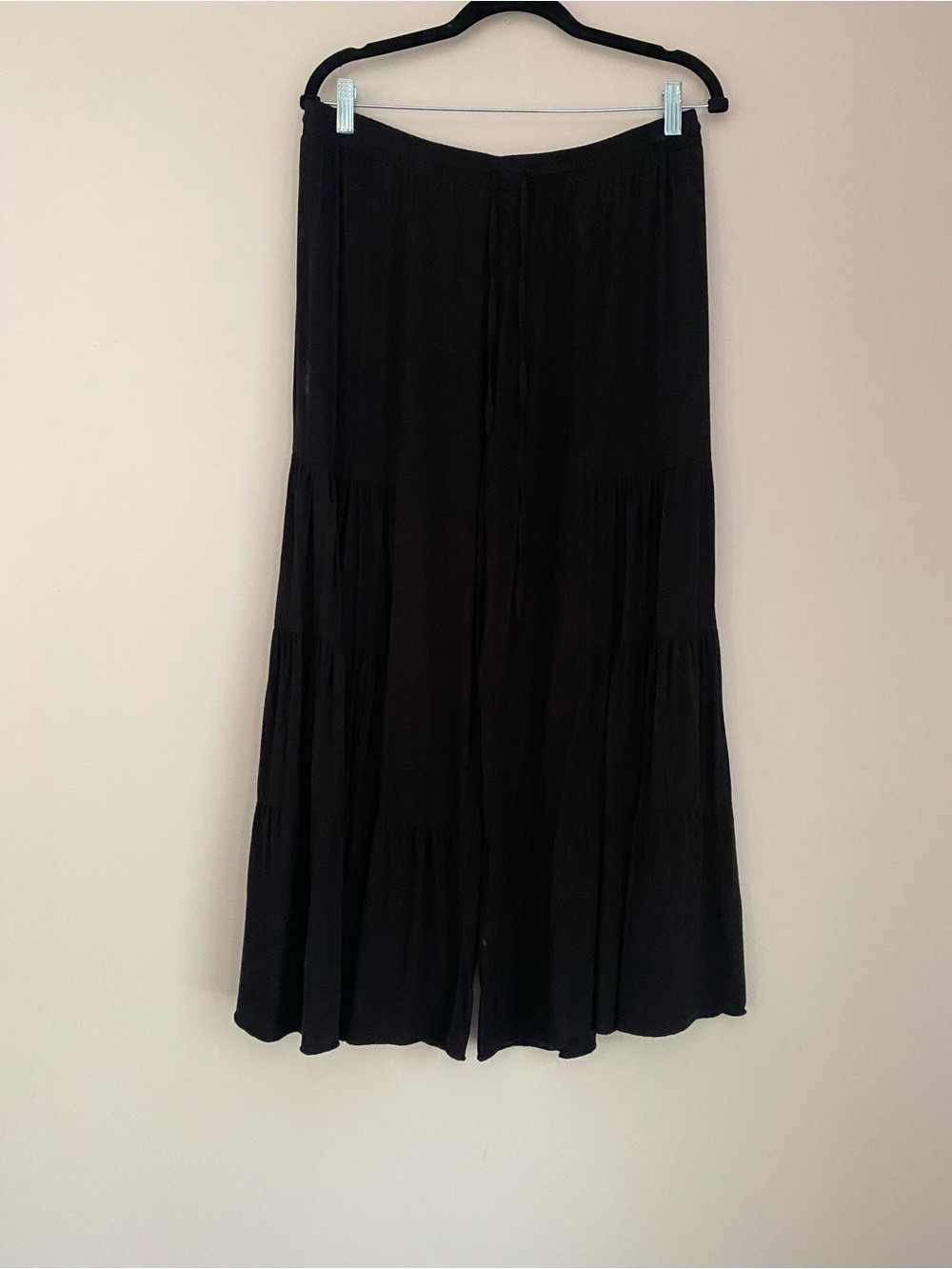 Earthbound trading co black wide leg pants XL